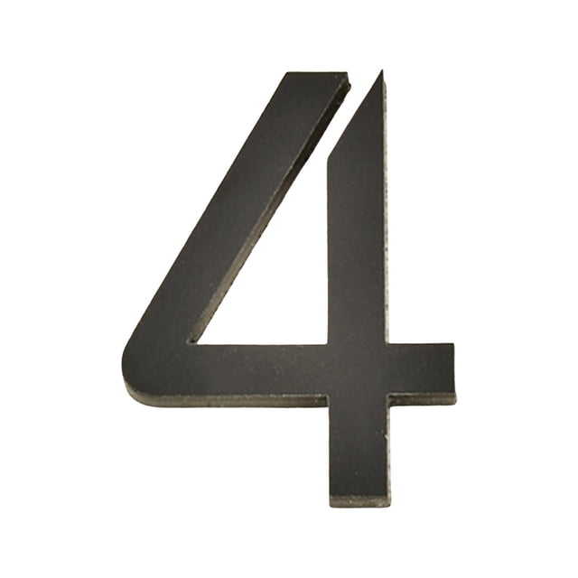 EGNMCR Wall Stickers 7CM Acrylic Number Plates For Stylish Decor black digital sign
