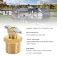 thumbnail image 4 of Valve de Vidange pour Chauffe-Eau RV en Laiton, Facile à Utiliser, Étanche pour Chauffe-Eau RV et Remorque, 4 of 7
