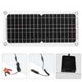 thumbnail image 2 of TFixol 12W Portable Solar Charger with USB Output, IP65 Waterproof for Outdoor Adventures, RVs, Boats, and Off-Grid Use, Monocrystalline Panel Included, 2 of 6