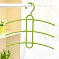 thumbnail image 4 of Deals Multiple Shirt Hangers In One Space Saving Plastic 5 Pack Durable Multi Functional Non Slip Clothes Hangers Closet Organizers For Coats Jackets Pants Dress Scarf Dorm Room Apartme Storage Bags, 4 of 8