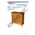 thumbnail image 3 of Simpli Home Amherst Armoire de Rangement en Bois Massif, Brun Doré Pâle, 3 of 17