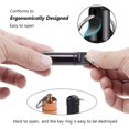 thumbnail image 4 of 2 Pack Small Pocket Pill Box Keychain, Portable Mini Aluminum Alloy Pill Organizer Container for Outdoor Camping Travel, 4 of 5