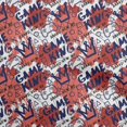 thumbnail image 1 of oneOone Cotton Cambric Maroon Fabric Writing Abstract Texture With Text Craft Projects Decor Fabric Printed By The Yard 42 Inch Wide, 1 of 4