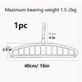 thumbnail image 3 of Birdeem Multi-Hook Clothes Hanger, 11-Hole Space Saving Garment Organizer for Dorm Closet Storage, Heavy Duty Plastic Hanging Rack with Vertical & Horizontal Drying, 3 of 8