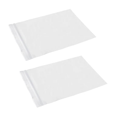 100 Pcs Sacs de Rangement Transparents en Plastique Réutilisables Épaissis 6x8cm avec Fermeture Éclair, Refermables, Sac Distributeur