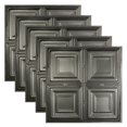 thumbnail image 1 of Great Lakes Tin Syracuse Argento 2ft x 2ft Lay In Ceiling Tiles (5 Pack), 1 of 6