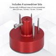 thumbnail image 4 of Watch Band Strap Removal Tool, 4 Screwdriver Heads Included, Watch Bracelet Repair and Adjustment Kit with Anti Slip Base, for Various Watch Bands, 4 of 7