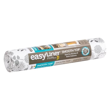 Revêtement pour étagères Smooth Top Easy Liner, Fleurs de minuit, 30,5 cm x 3 m (12 po x 10 pi)