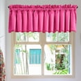 thumbnail image 1 of Aodebiao Blackout Window Valance, 18 Inches Long Kitchen Window Curtains Over Sink Rod Pocket Pattern Valance for Bathroom Bedroom Living Room, 1 of 6