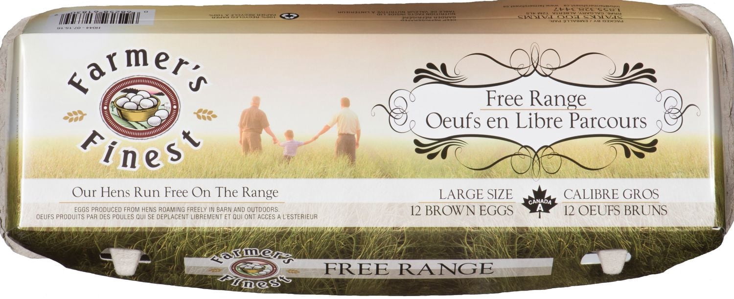 Farmer's Finest en Libre Parcours Gros Bruns 12 Œufs