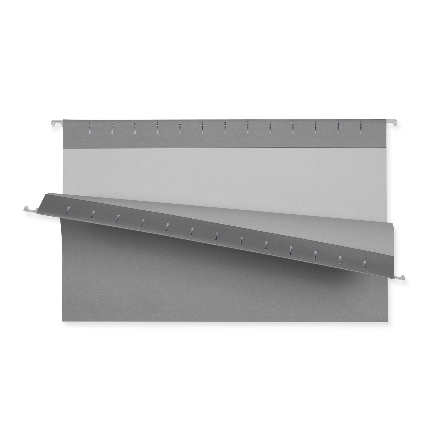 Continental Letter Size Hanging Folders. Gray Colour, 6 Count