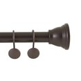 thumbnail image 1 of Mayott Adjustable Shower Curtain Tension Rod with 12-Piece Hook Set in Oil-Rubbed Bronze, 1 of 5