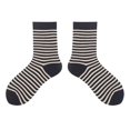 thumbnail image 2 of Womens To Keep Warm Sock Stripe Lightweight Cotton Athletic Socks, 2 of 4