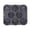 Grey 1Pack, variant on 8 Cavity Hamburger Bun Pan Non Stick Silicone Bread Loaf Baking Mould Perforated Homemade Buns, 29.8x25.5x3 cm, Grey 1Pack
