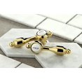 thumbnail image 2 of Kingston Brass Tudor 8" Center Kitchen Faucet With Brass Sprayer, 2 of 2
