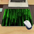 thumbnail image 4 of Gaming Mouse Pad Matrix Style Coding Design NonSlip Rubber Base Rectangle Personalized Mousepad for Computers, Laptop, Office, Home 9.5x7.9 Inch TechInspired Elegance, 4 of 5