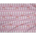 thumbnail image 4 of oneOone Polyester Lycra Fabric Geometric & Flamingo Bird Printed Fabric 1 Yard 56 Inch Wide, 4 of 4