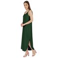 thumbnail image 3 of Inkmeso Robe d'Été Unie Aguichant pour Femmes à Bretelles Spaghetti Décontractée de Plage et de Villégiature Robe Maxi, 3 of 7