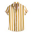 thumbnail image 1 of Birdeem Chemises pour Hommes Hommes Décontracté Mode Imprimé Col Rabattu Manches Longues Chemise Respirante Blouse Hauts Manches Courtes Col Rabattu Blouse Chemise, 1 of 9