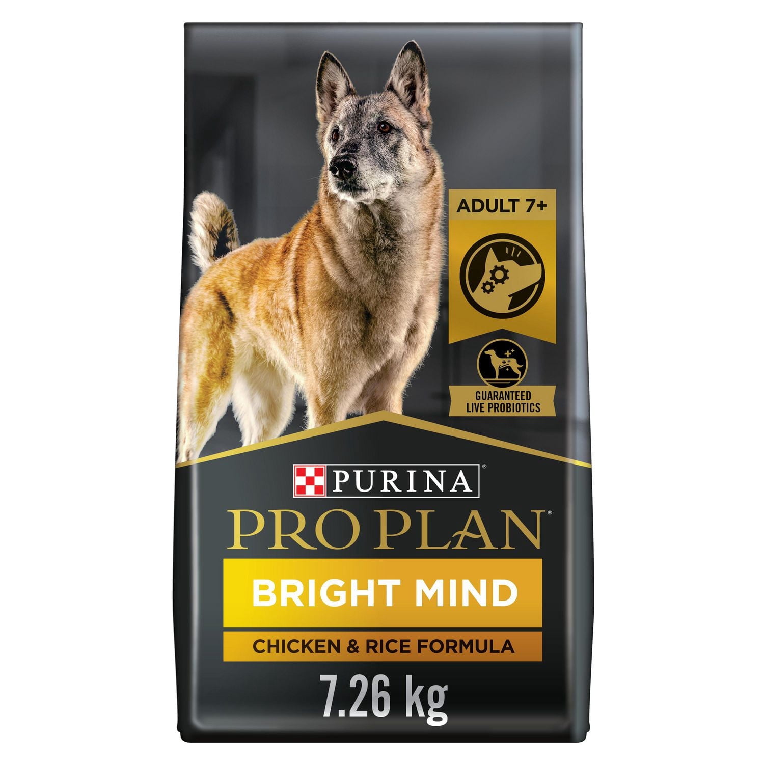 Purina Pro Plan Senior Esprit Vif Poulet et Riz, Nourriture Sèche pour Chiens 1.6KG