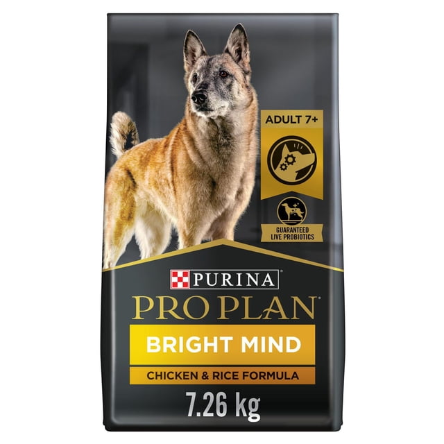 Purina Pro Plan Senior Esprit Vif Poulet et Riz, Nourriture Sèche pour Chiens 1.6KG