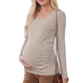 thumbnail image 3 of Birdeem Blouses pour Femmes, Blouses pour Femmes Mode, T-Shirt Confortable à Col en V pour Femmes, Décontracté, Manches 3/4, Imprimé, T-Shirts pour Femmes, Blouses pour Femmes Décontractées, Blouses pour Femmes Manches 3/4, 3 of 6