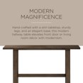 thumbnail image 4 of Maven Lane Hera Table Console Moderne en Bois, Fini Brun Vieilli, 4 of 6
