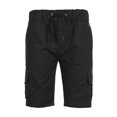 thumbnail image 1 of Men‘s Cargo Sports Short Pants Casual Slim Fit Solid Drawstring Elastic Waist Shorts With Pockets, 1 of 6
