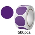 thumbnail image 1 of Uuiauoio 500Pcs Colored Dot Stickers, 1" Label Sticker Round Coding Labels Circle Dots Labels Circle Stickers for Office,Classroom,Family, 1 of 8