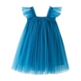 thumbnail image 1 of Yuyuzo Robe Superposée pour Bébés Filles Tulle Robes d'Anniversaire Tout-Petits à Volants Manches Courtes Robes de Princesse, 1 of 6
