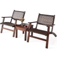 thumbnail image 3 of Costway 3PCS  Patio Rattan Furniture Set  Coffee Table, 3 of 10