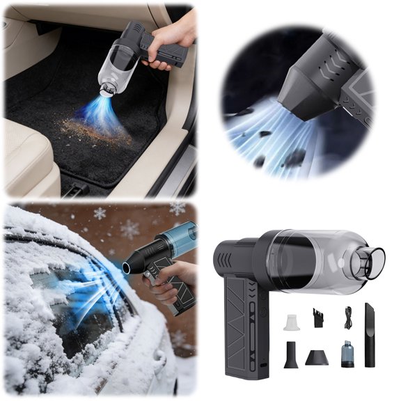 BotaniNest Souffleur Haute Vitesse pour Intérieur et Voitures, Mini Souffleur Rapide et Rechargeable