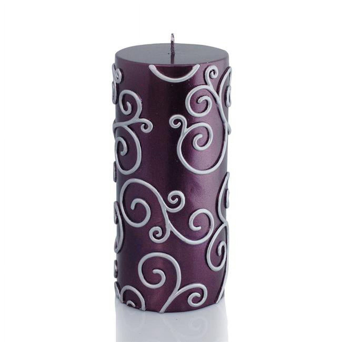 Jeco CPZ-110 Chandelle Pilier à Rouleau 3 x 6 Po, Violet