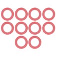 thumbnail image 2 of 10 Pcs Double Sided Tape PET Tape Mounting Red Adhesive Removable for Car Home Decor, 2 of 7