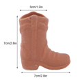 thumbnail image 2 of Ceramic Match Holder With Striker Boho Style Cowboy Boot Match Holder Match Stand Decoration For Fireplace Kitchen Decor,brown, 2 of 18