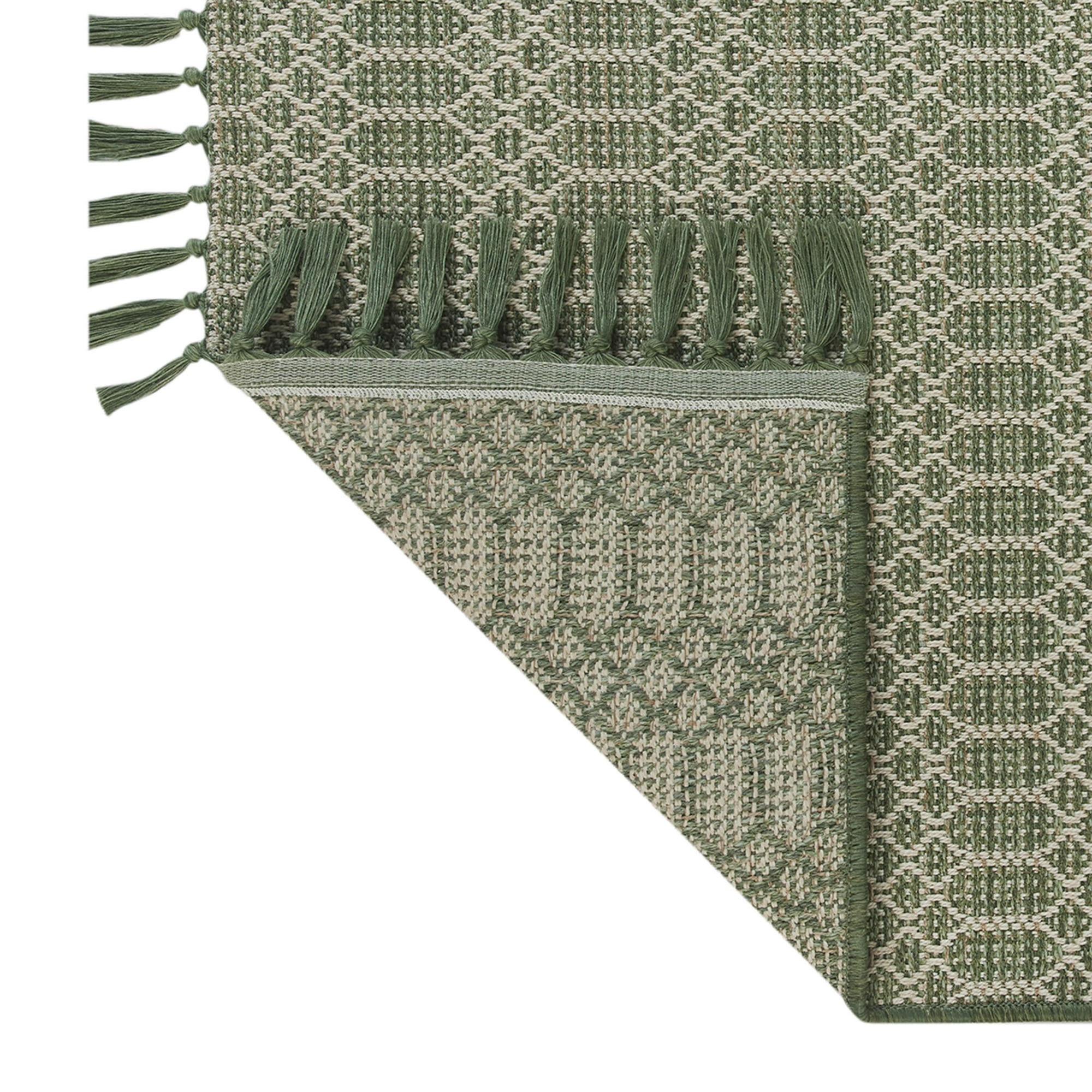 Tapis extérieur à glands verts 213 cm x 305 cm Better Homes & Gardens