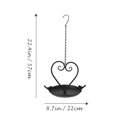 thumbnail image 2 of Bird Feeder Tray Hanging Feeding Bath Feeders Platform Plate Birds Pet Stand Birdbath Outdoor Container Catcher Wild, 2 of 7