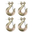 thumbnail image 2 of Clevis Grab Hook, 4 Pcs Clevis Slip Hook High Temperature Quenched  For Site Construction, 2 of 8