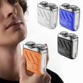 thumbnail image 1 of CHUANK Men Electric Shaver  IPX7 Waterproof Rechargeable Mini Travel Rotary Razor Portable Hair Beard Trimmer, 1 of 8