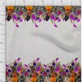 thumbnail image 1 of oneOone Cotton Poplin Fabric Leaves & Flower Panel Printed Craft Fabric BTY 56 Inch Wide, 1 of 3