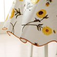 thumbnail image 2 of Nappe Ronde 70 Pouces, pour 6 Places Housse de Table Ronde, Housse de Table Ronde Résistante aux Taches, Lavable. pour Intérieur, Nappe Extérieure, Cuisine, Salle à Manger, Mariage, Fêtes, 2 of 5