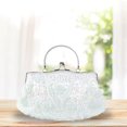 thumbnail image 4 of Beaded sequins design floral dinner purse, clutch bag, 4 of 4