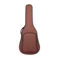 thumbnail image 1 of HILABEE Electric Guitar Bag 40inch 41inch with Side Handle Thick Padding Travel Case Brown, 1 of 9