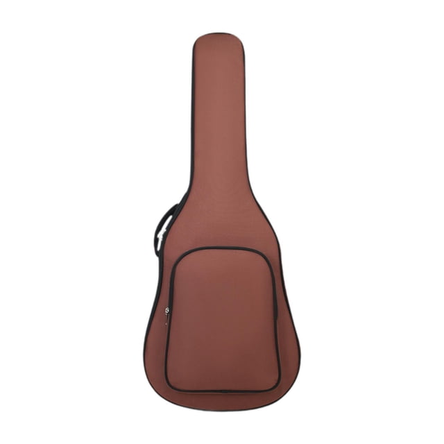HILABEE Electric Guitar Bag 40inch 41inch with Side Handle Thick Padding Travel Case Brown