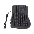 thumbnail image 1 of Clavier Filaire, Mini Clavier Ultra Fin Interface USB Clavier d'Ordinateur Silencieux Clavier Multimédia Petite Langue avec 95 Touches Support Anglais Arabe, 1 of 8