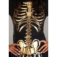 thumbnail image 3 of Plus Size Women's Gilded Skeleton Dress Costume, 3 of 5