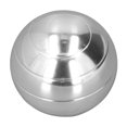 thumbnail image 3 of Rotating Gyroscope Ball, Decompression Gyroscope Ball Toy Relieve Anxiety Sturdy Spiral Grooves Alloy  For School Silver, 3 of 8