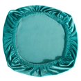 thumbnail image 1 of Soft Velvet Stretch Wedding Dining Room Chair Seat Cover, 1 of 5