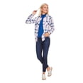 thumbnail image 2 of Iyla Women's Hacci Plaid Shirt, 2 of 6