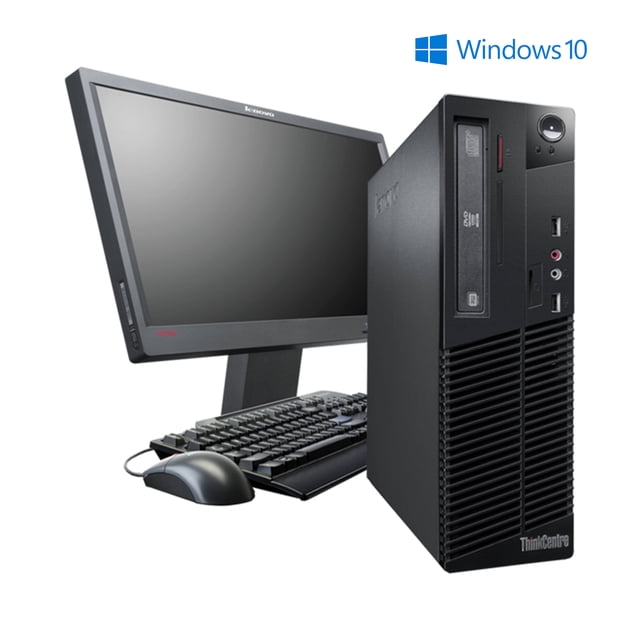 Lenovo M91P Tour d'Ordinateur de Bureau PC Processeur Intel Quad-Core i5 3.2GHz 16 Go RAM 512 Go SSDWindows 10 Pro 64bit avec Écran LCD 17 Pouces" Clavier et Souris (Utilisé-comme Neuf)